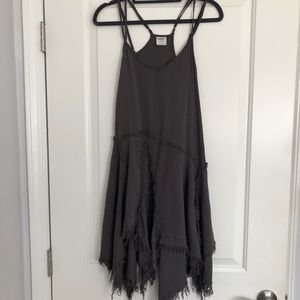 Free People Asymmetry Slip Dress